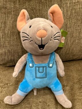 If You Give a Mouse a Cookie Plush Mouse Blue Overalls Prime Video 13”